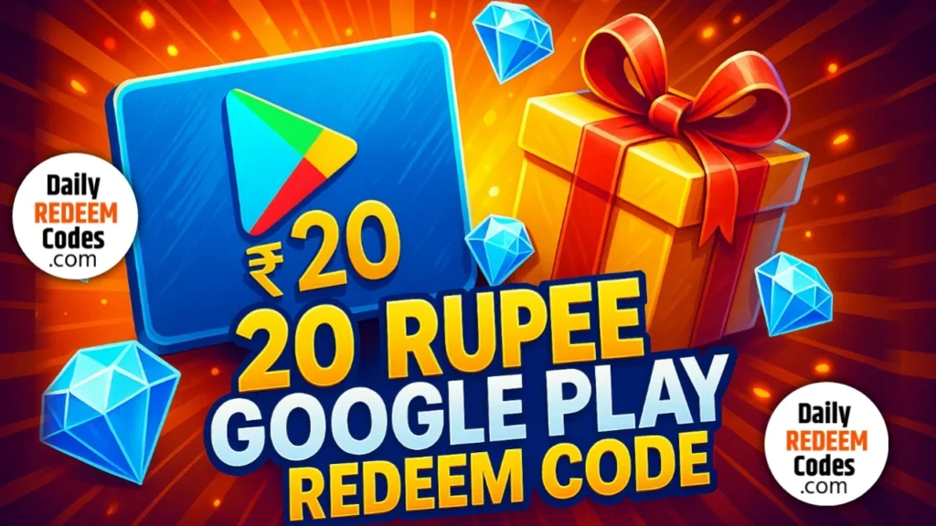 20 Rupee Google Play Redeem Code Today - Generate Free