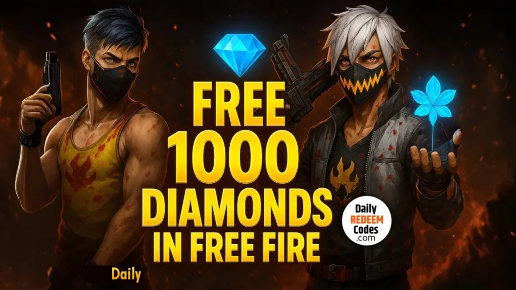 How To Get Free 1000 Diamonds in Free Fire (100% Working Ways)