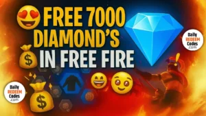 How To Get Free 7000 Diamonds in Free Fire (100% Working Tips)By DailyRedeemCodes.com